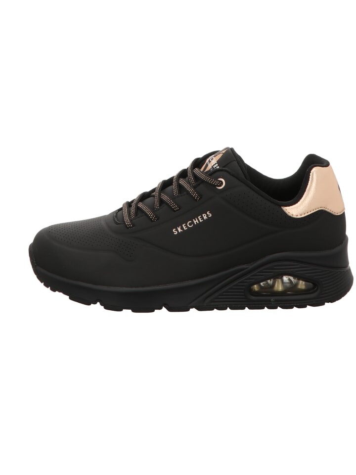 Тапочки Skechers Slipper Sport Uno-Shimmer Away, черный — фото 2