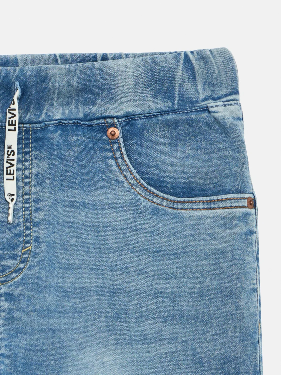 Узкие джинсы Levi'S Kids, Blue Denim — фото 3