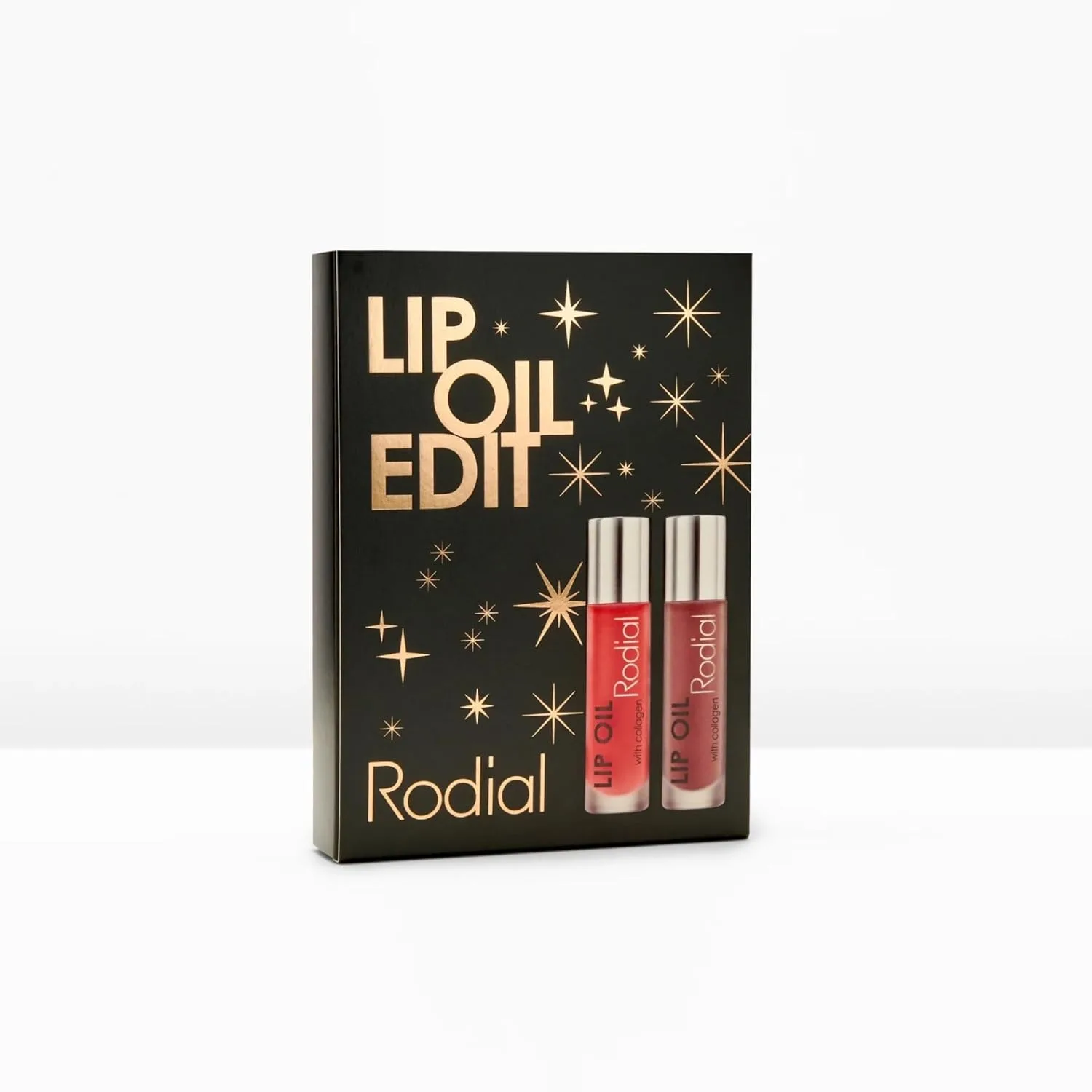 Набор Rodial Lip Oil Edit Kit - подарочный набор с блеском для губ Sugar Coral 0.13 fl. oz и Wild Plum 0.13 fl. oz, увлажняющий, увеличивающий объем — фото 3