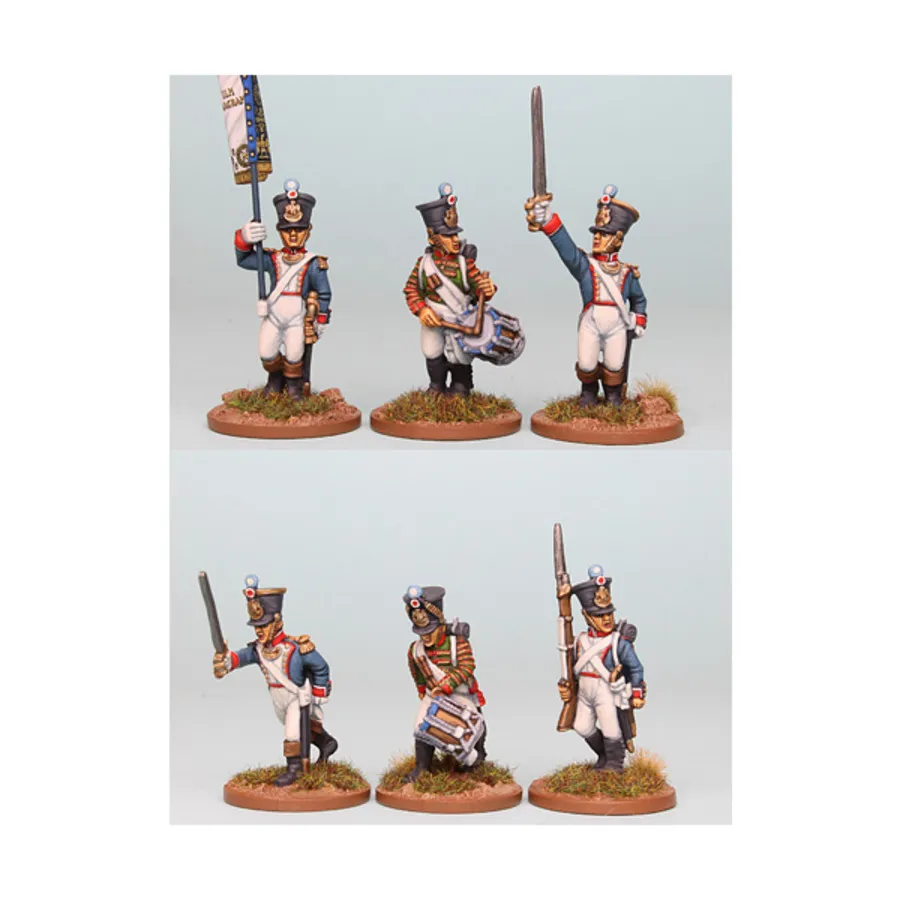 

Смешанный французский командный пункт, 1812 г., парадная форма, наступление, Napoleonics - French (28mm) (Front Rank Miniatures)