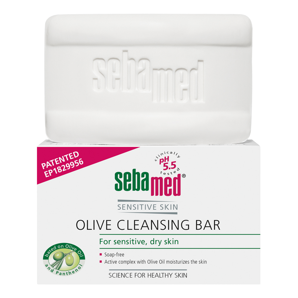 

Мыло с оливковым маслом olive cleansing bar Sebamed, вес 150 гр.