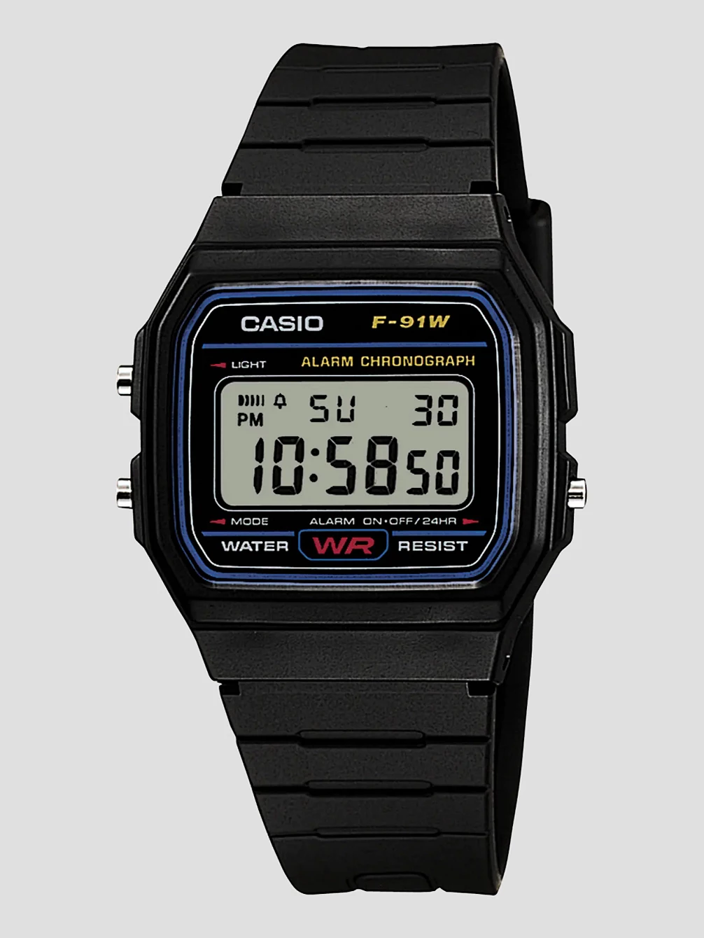 

F-91W-1Yeg Casio, черный