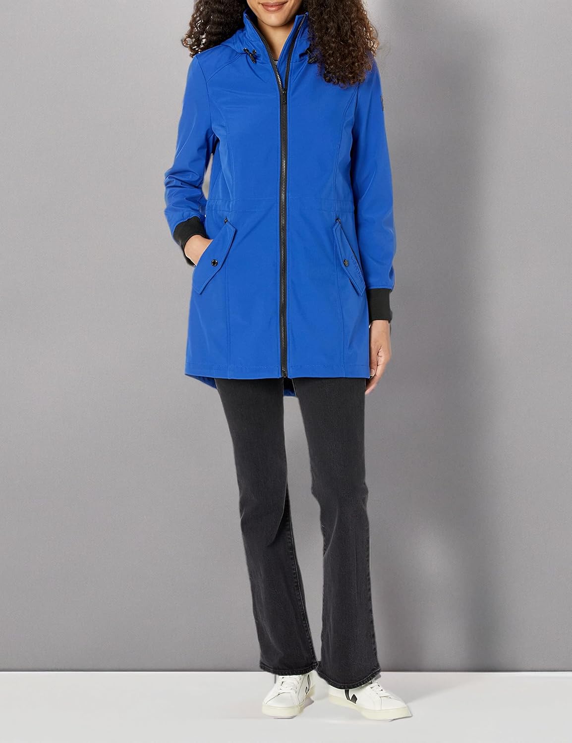 Calvin Klein Женская софтшелл анорак, Anorak Klein Blue — фото 3