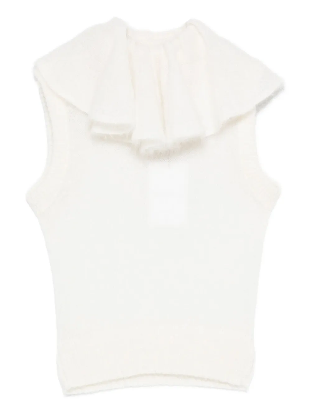 

Топ с оборками Viktor & Rolf, белый