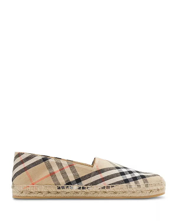 Женские эспадрильи-балетки Burberry, бежевый