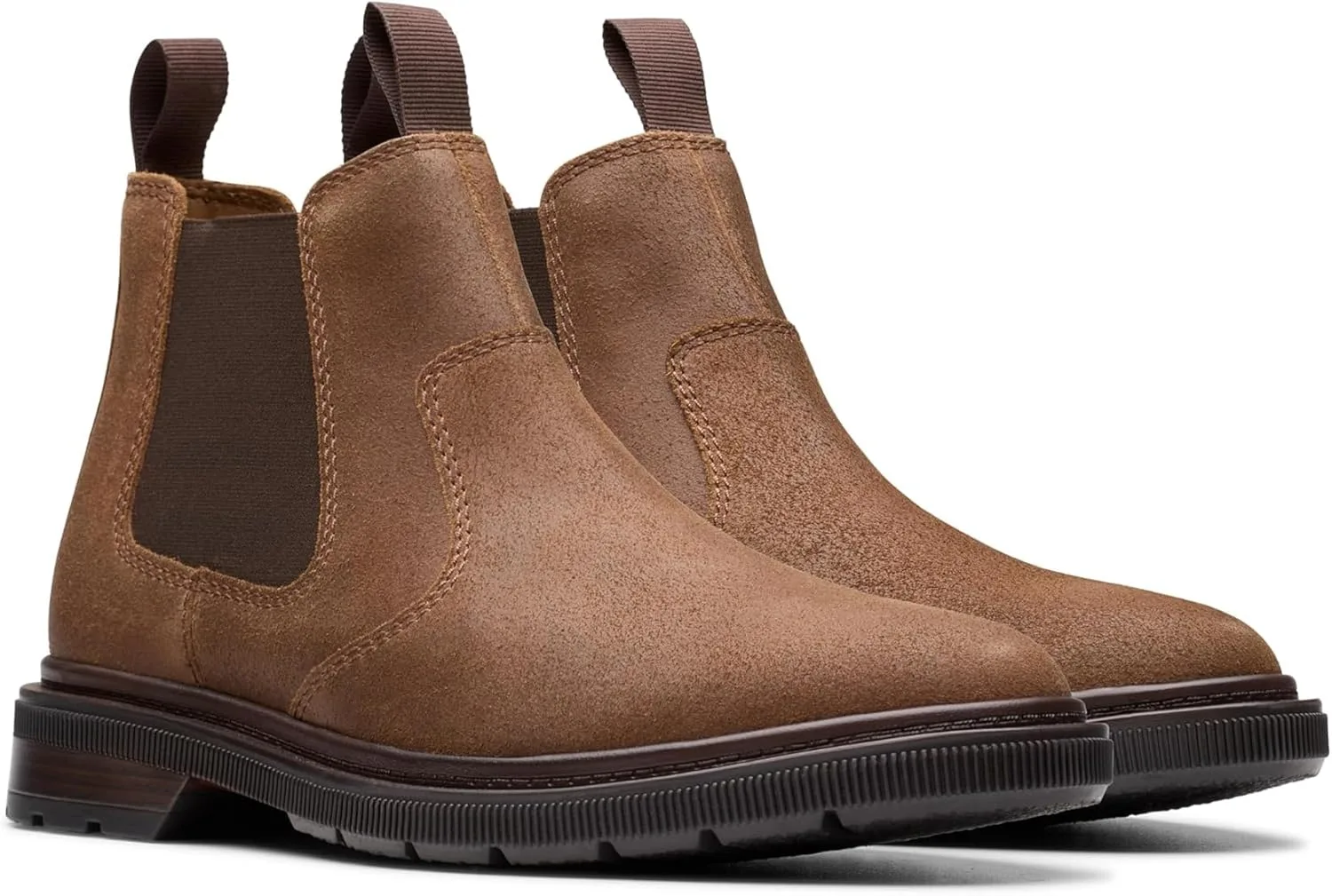 Мужские ботинки Clarks Burchill Up, цвет Cola Suede