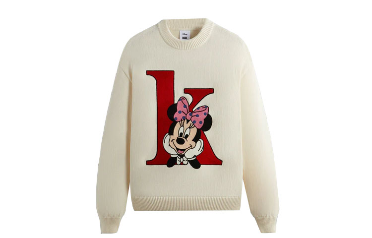 

Футболка KITH с Микки и друзьями, Минни, кремовая