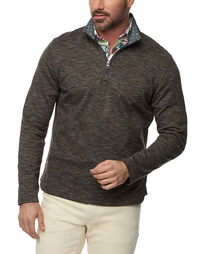 

Свитер Remo с молнией на четверть Robert Graham, черный