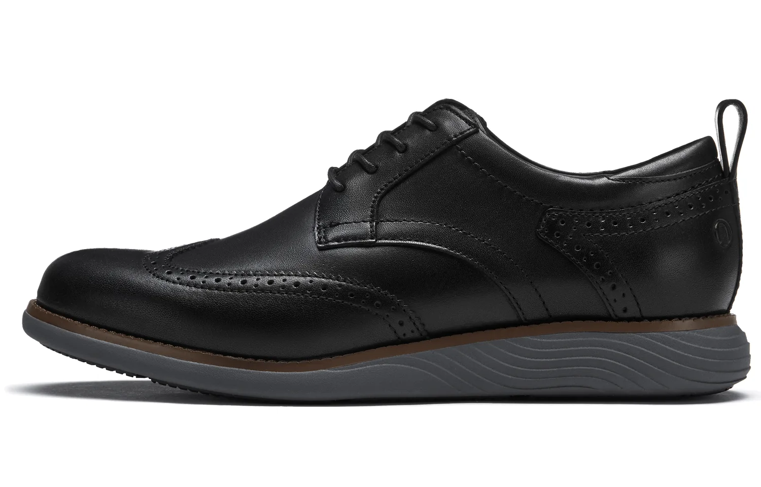 Clarks Мужские повседневные туфли из коровьей кожи черные