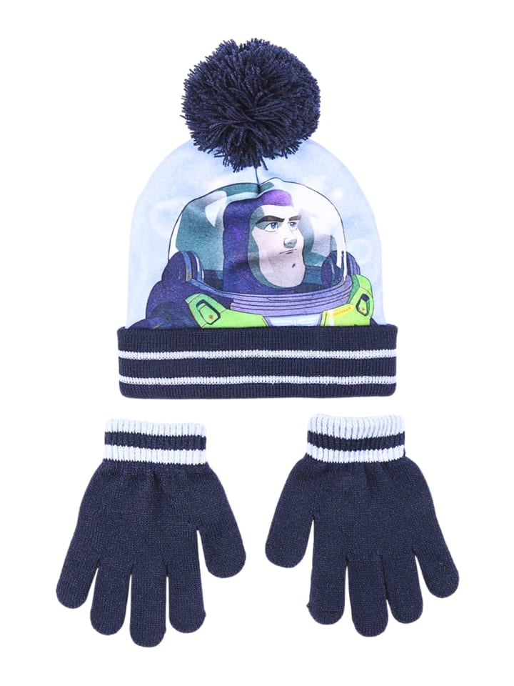 

Cerda Зимний комплект из двух предметов: шапка и перчатки Базза Лайтйера синего цвета