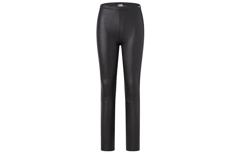 

KARL LAGERFELD / Karl Lagerfeld Jeans KARL LAGERFELD Кожаные брюки женские черные