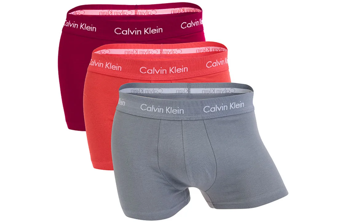 Calvin Klein Трусы боксеры с логотипом на поясе, набор из 3 штук