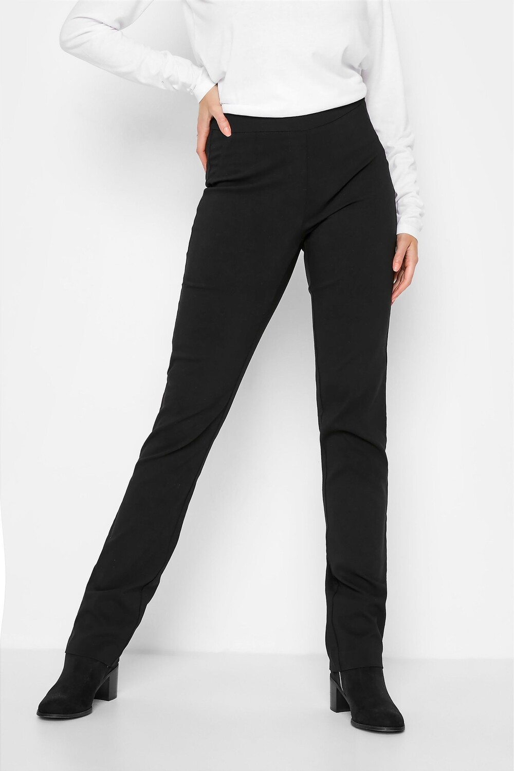 

Эластичные прямые брюки Long Tall Sally, черный