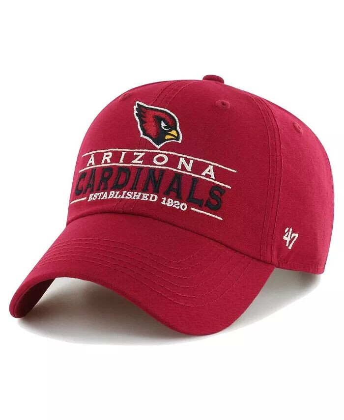 

Мужская регулируемая шапка Cardinal Arizona Cardinals Vernon Clean Up '47 Brand, красный