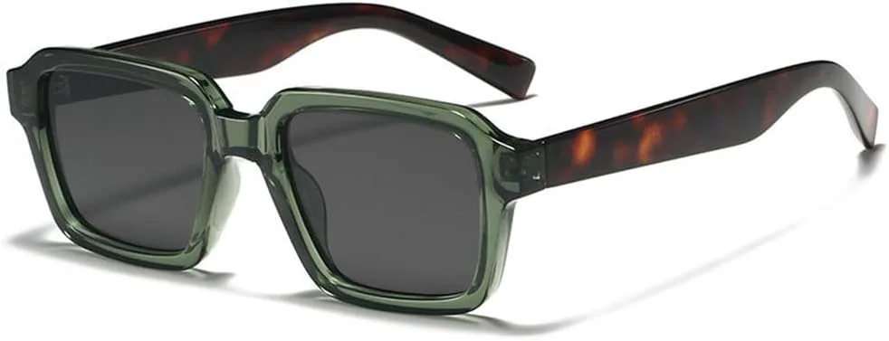 

Женские солнцезащитные очки в стиле панк с защитой от УФ-излучения UV400 для активного отдыха, путешествий, бега и езды на велосипеде UYPTK, Green Hawkasbill