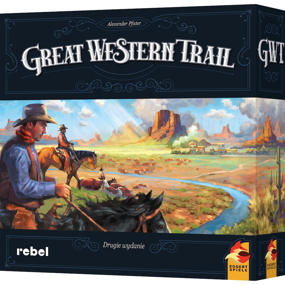 

Great Western Trail, (второе польское издание) стратегическая игра Rebel