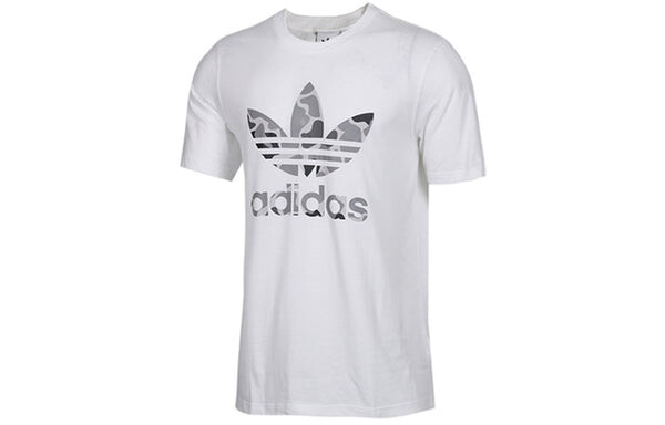Футболка originals camo tref short sleeve white Adidas, белый — фото 2