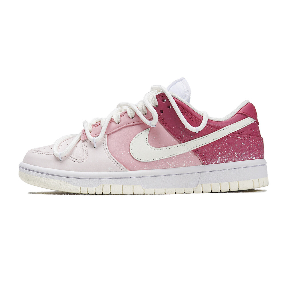 

Кроссовки Nike Dunk Skateboard Shoes Women's Low-Top Pink Off White
