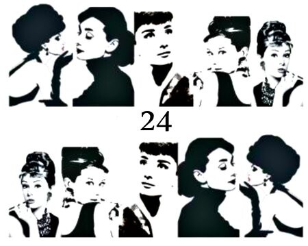 

Водные наклейки на ногти - №24, inna