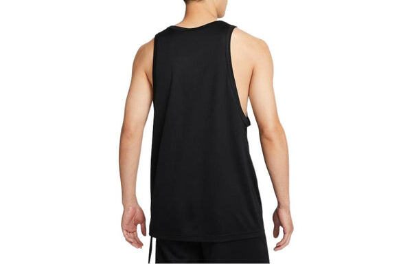 Спортивная футболка men's big swoosh training quick dry breathable basketball jersey/vest black Nike, мультиколор — фото 2
