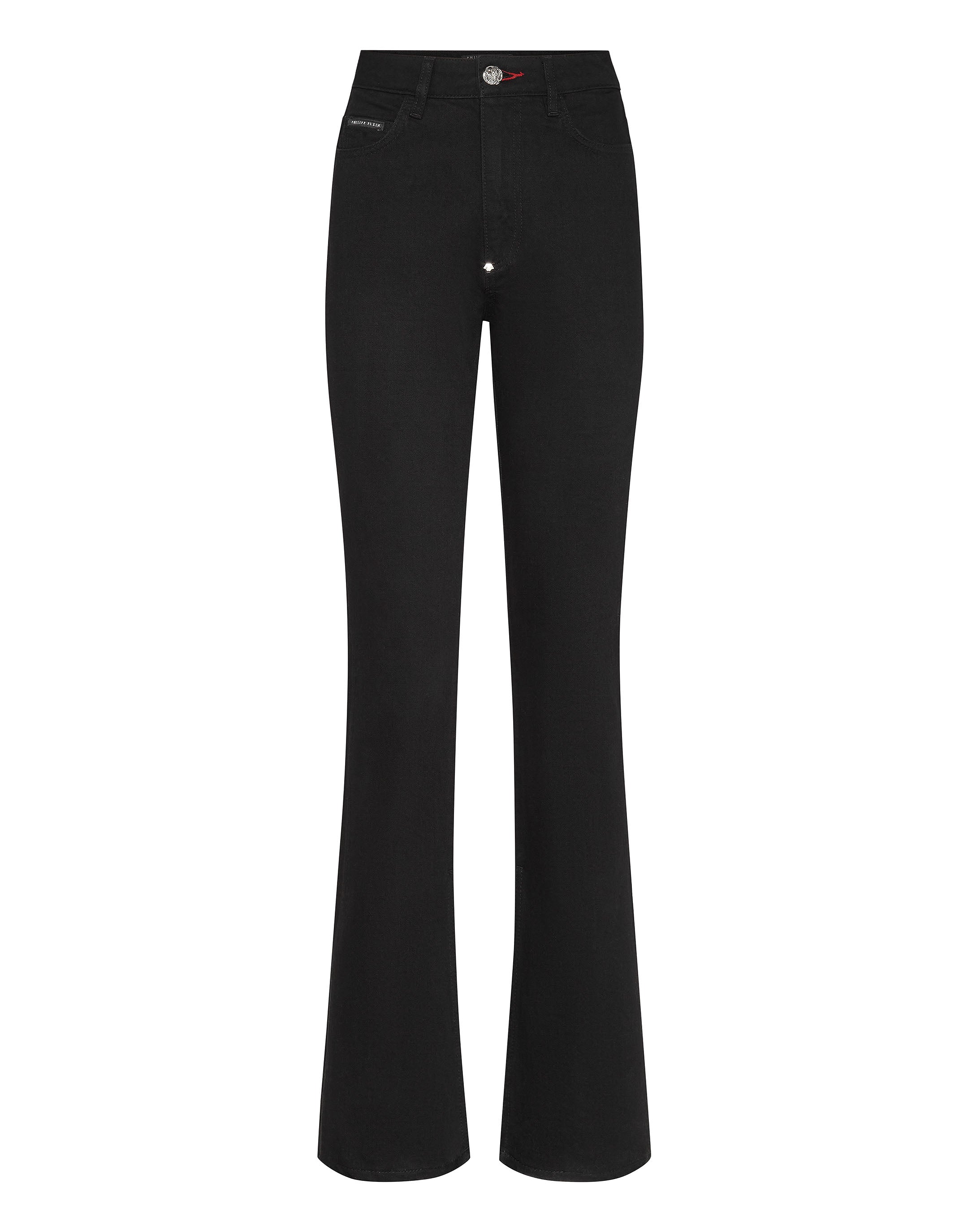 

Джинсовые брюки Flare Fit Iconic Plein PHILIPP PLEIN, цвет capital black