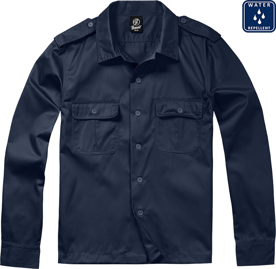 

Рубашка Brandit US longsleeve Shirt, темно-синий