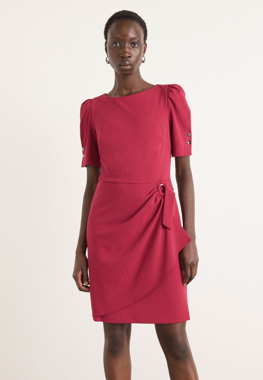 

Платье DKNY FAUX WRAP SKIRT, Beet/Dark Red