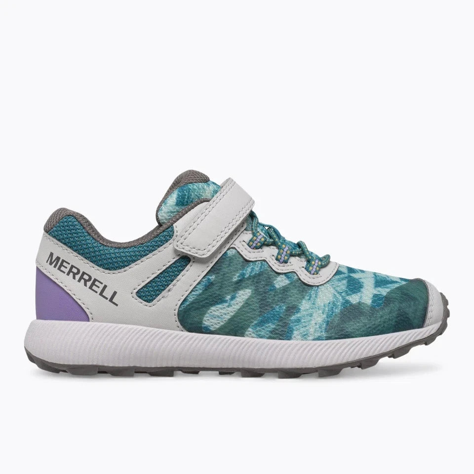 

Детские кроссовки Merrell Nova 2 MK165687-400 Harbor Camo Running Shoes TF7901, зеленый
