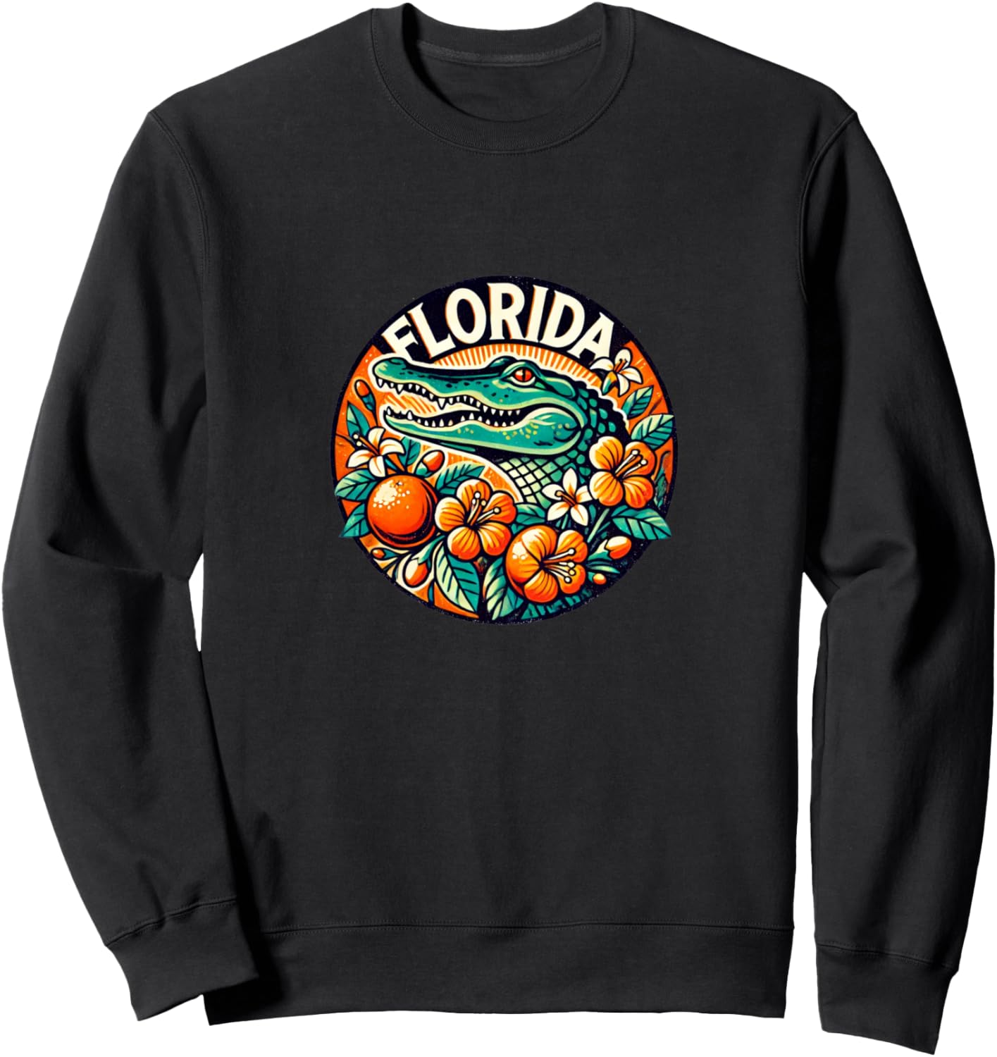 

Футболка с изображением аллигатора из Флориды Florida Lovers Snugg, черный