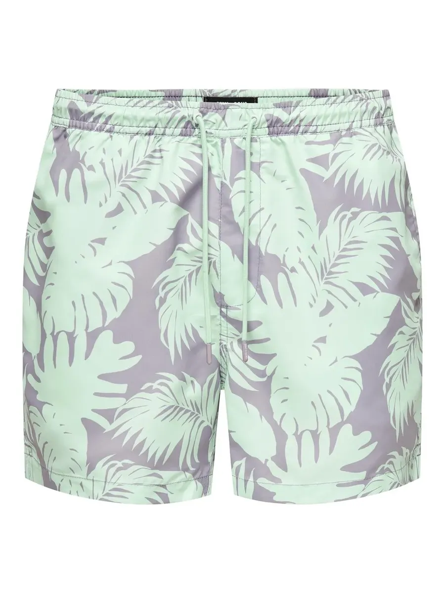 

Шорты для плавания ONLY & SONS "ONSTED LIFE SWIM SHORT FLOWER AOP 2", цвет Dress Blues