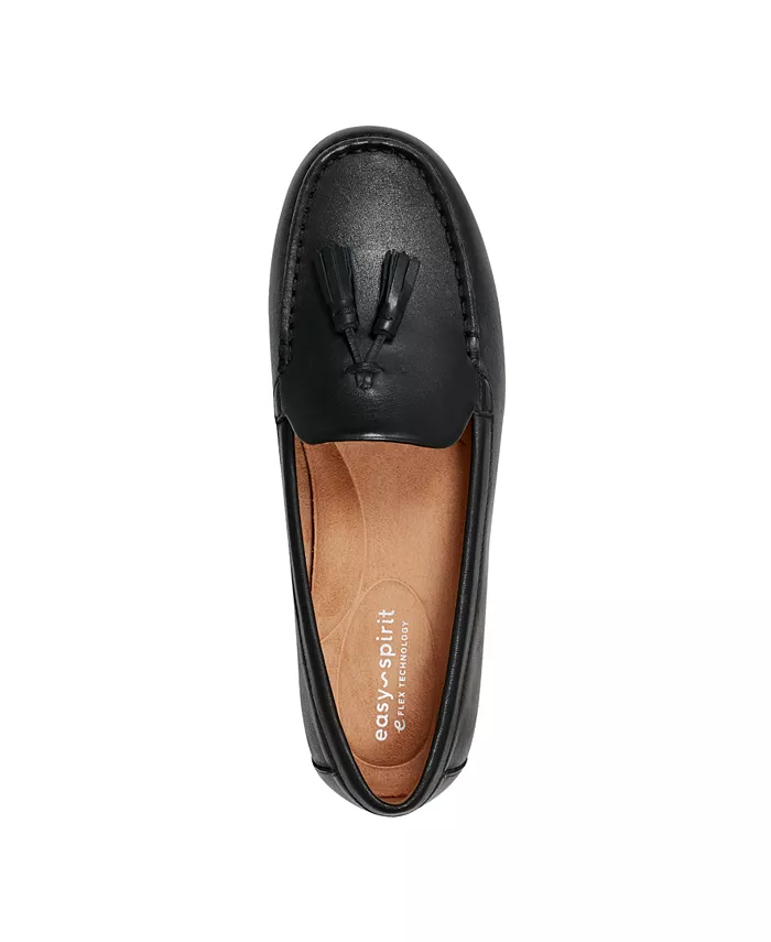 Женские лоферы Joandra Tassel eFlex Slip-On с кисточками Easy Spirit, черный — фото 4