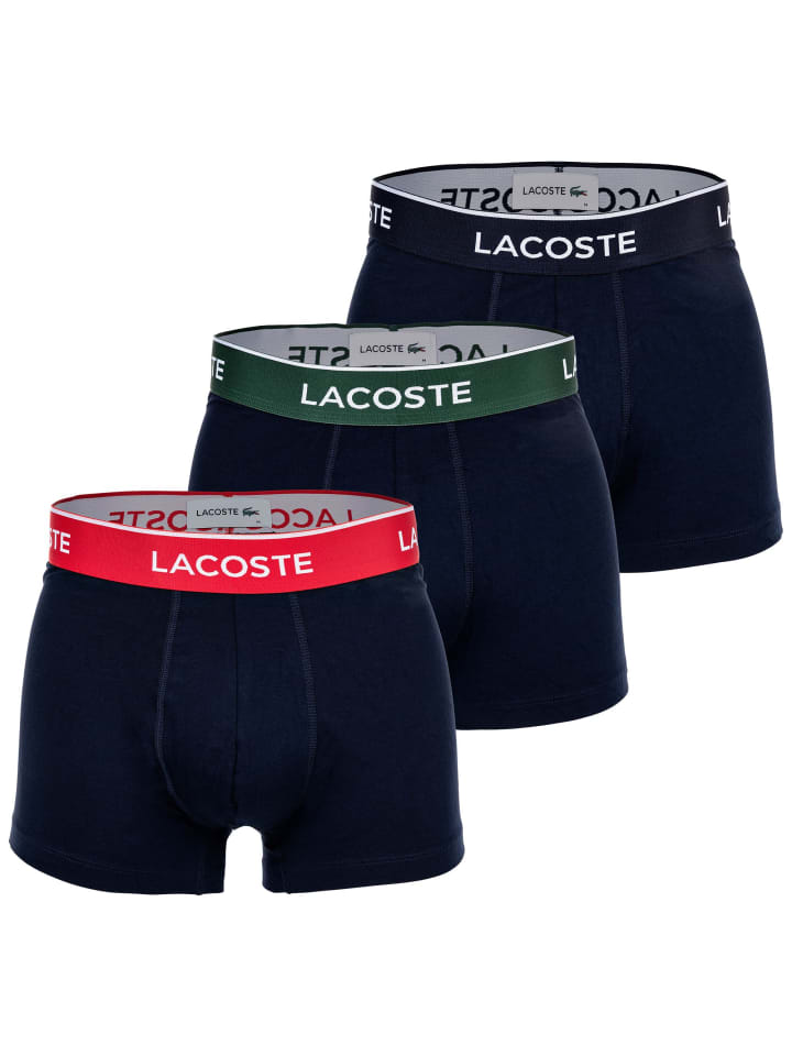 

Боксерские трусы Lacoste, цвет dunkelblau/grün/rot