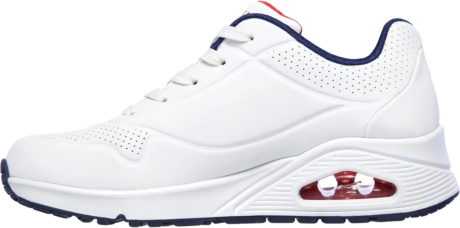 Мужские кроссовки Skechers Gowalk Arch Fit, спортивные слипоны, повседневные лоферы для походов, беговые кроссовки, белый/красный