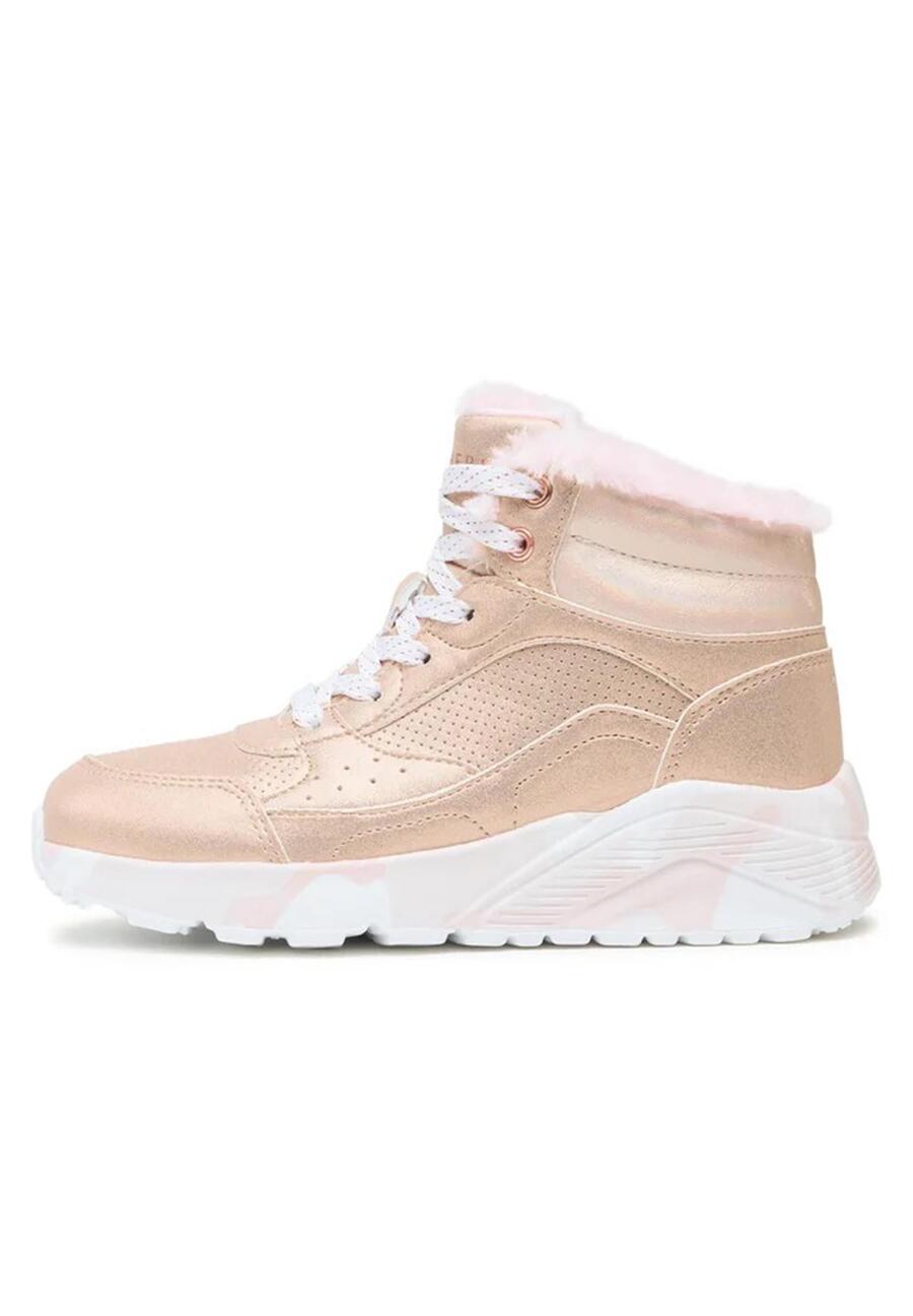 Детские кроссовки Skechers UNO LITE CAMO DAZZLE 310485L GDPK розовое золото — фото 3