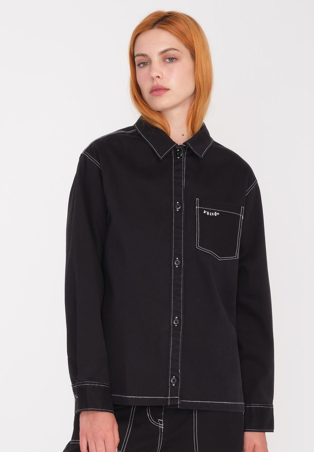 

Блузка-рубашка STONE KRAFT Volcom, цвет black