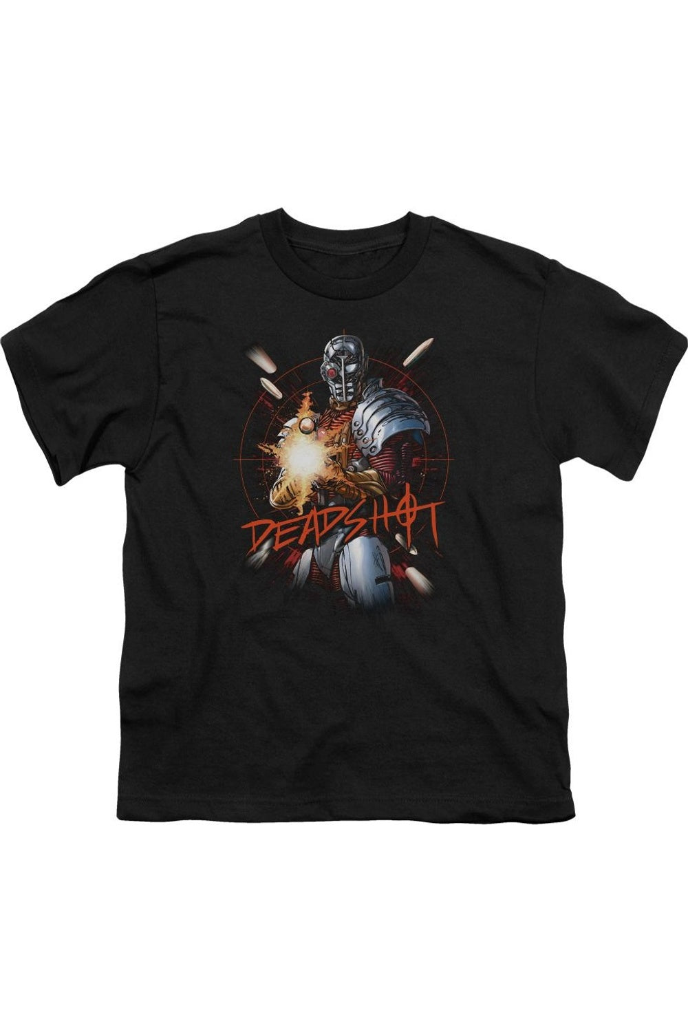 

Футболка с коротким рукавом для мальчиков Justice League of America Deadshot Gildan, черный