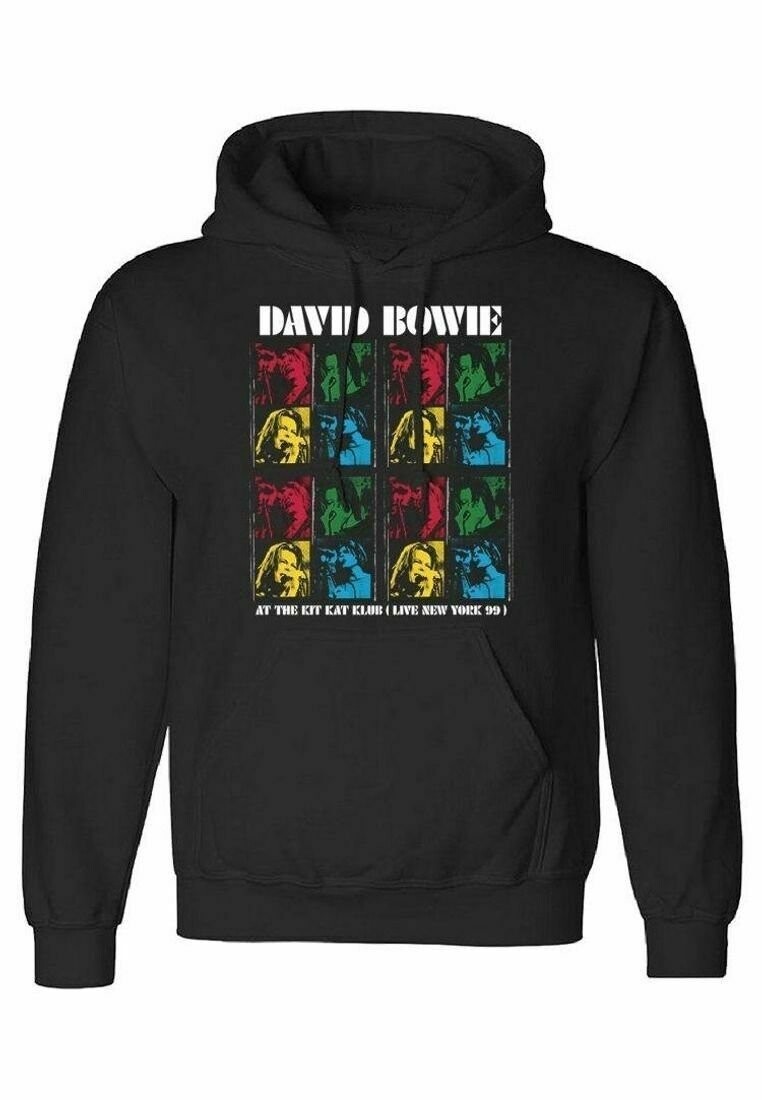 

Толстовка с капюшоном DAVID BOWIE NEW YORK KIT KAT CLUB rockshirts, черный