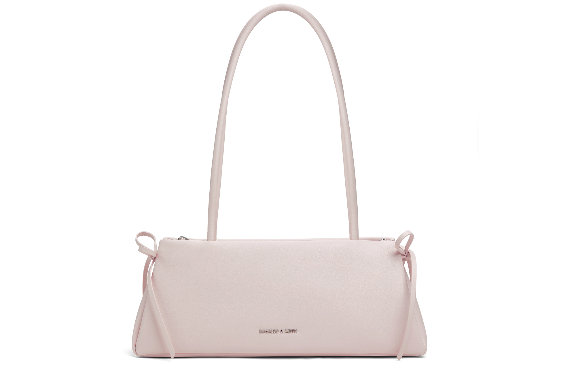 

CHARLES&KEITH Средняя наплечная сумка женская разноцветная, Soft Pink Light Pink