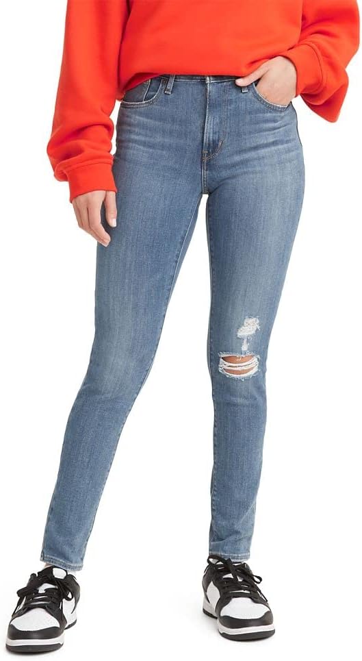 

Женские джинсы скинни Levi's 721 с высокой талией, Chelsea Bend - Medium Indigo