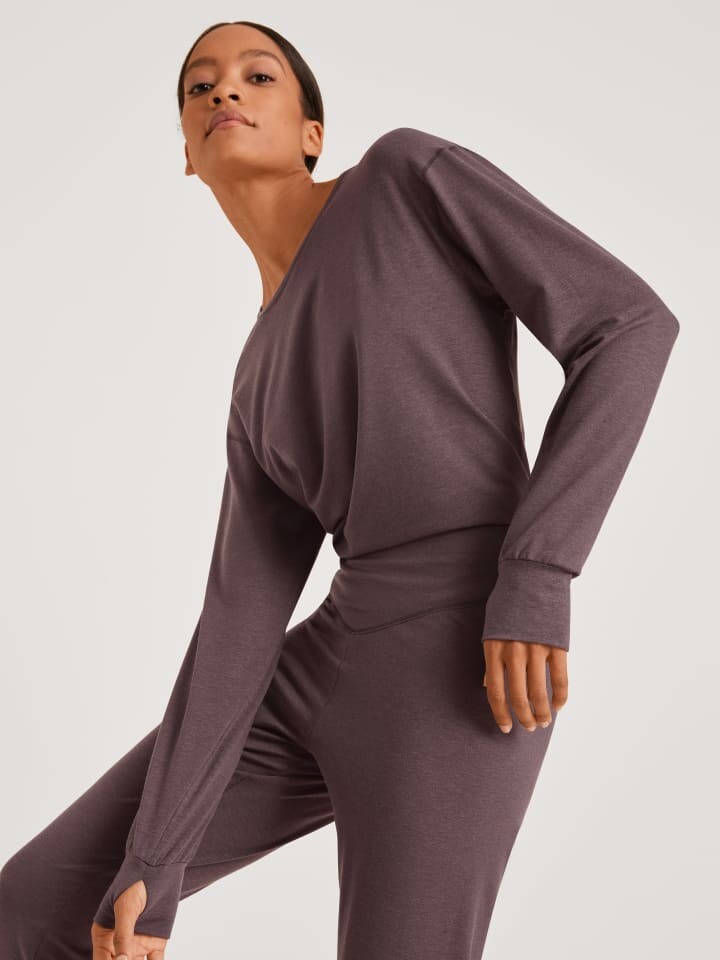 

Лонгслив Calida Shirt, цвет soft taupe