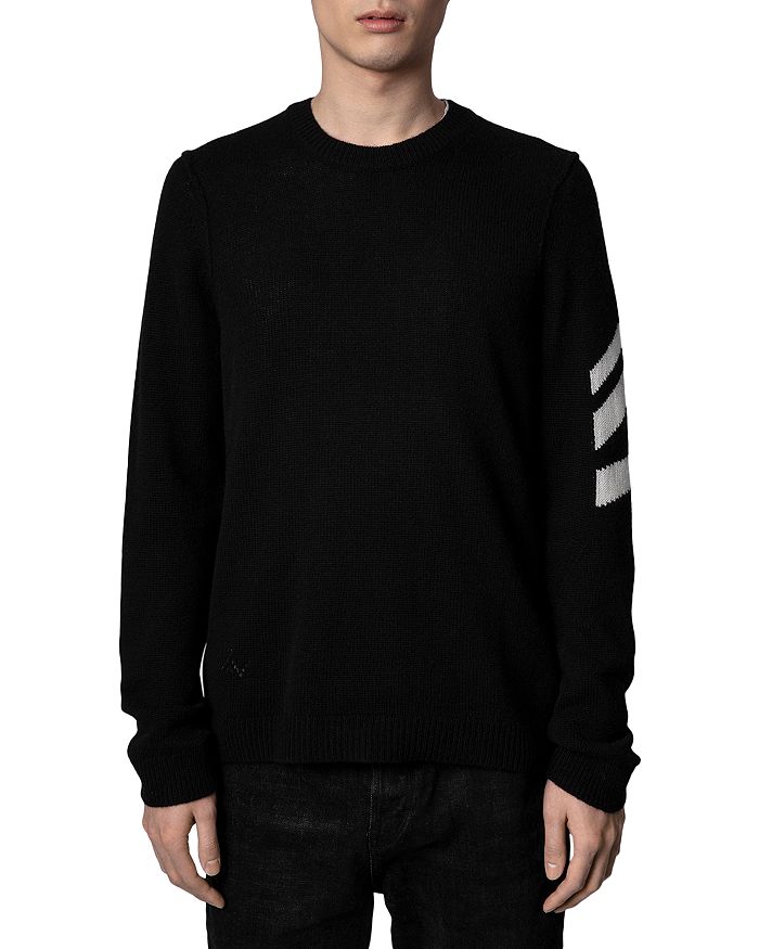 

Кашемировый свитер Clash Arrow Zadig & Voltaire, черный