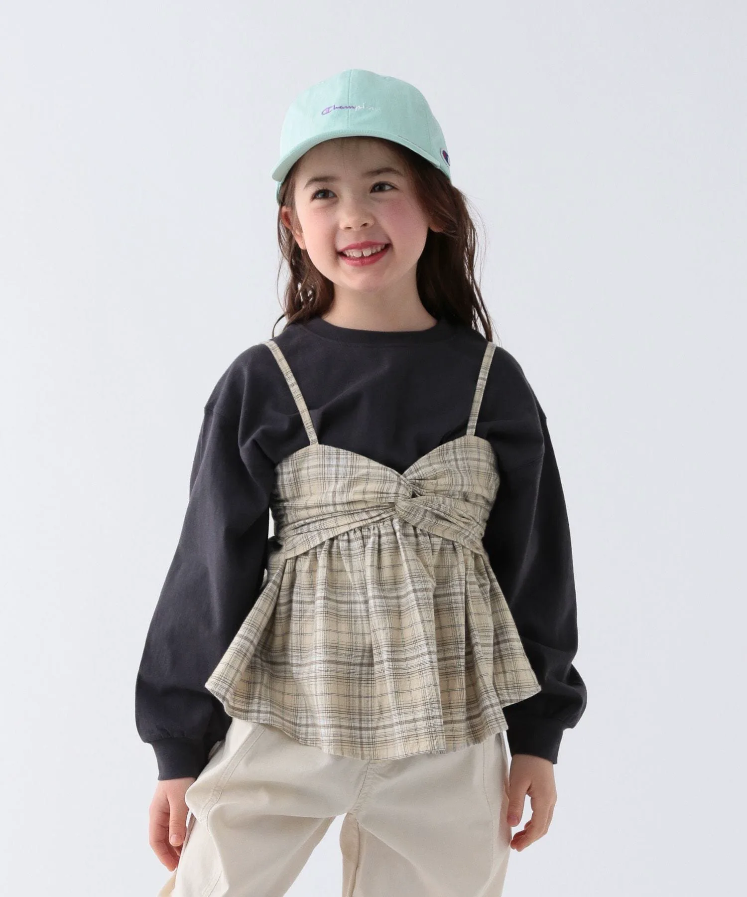 Футболка Feels FLOW Check Cami (ДЕТСКАЯ) Bayflow, Ivory 52