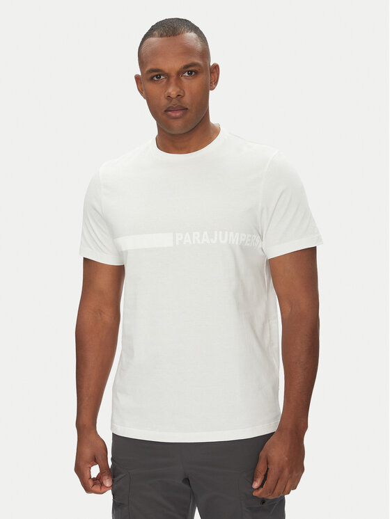 

Футболка обычного кроя Space 25SMPMTSXF05 Parajumpers, белый