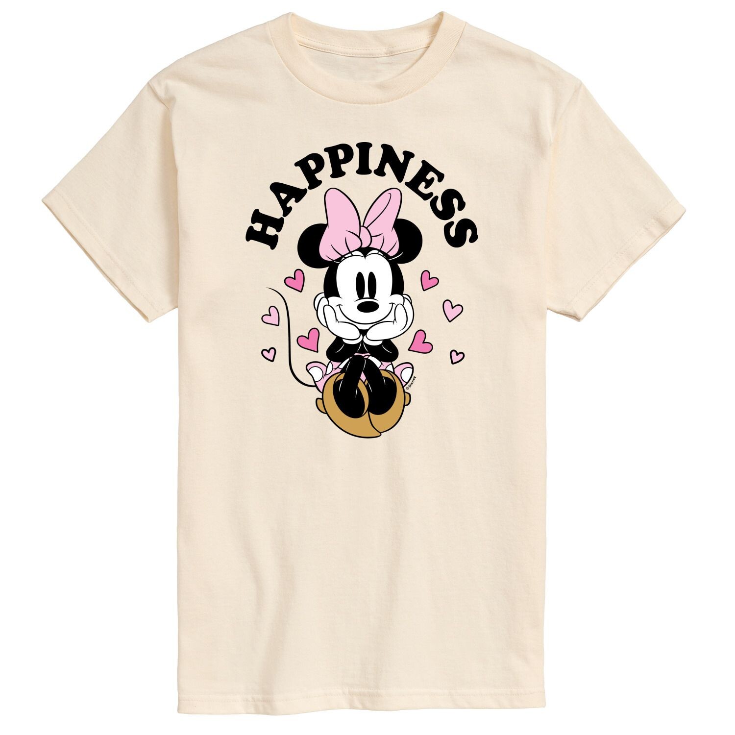 

Мужская футболка с рисунком Disney's Minnie Mouse Happiness