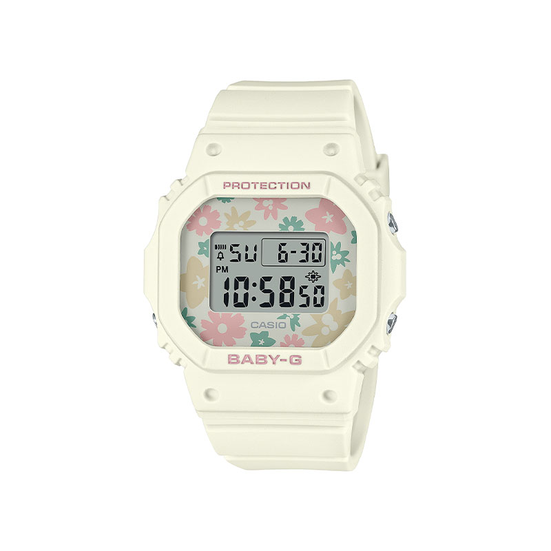 

Женские часы BABY-G белые BGD-565RP-7PR CASIO