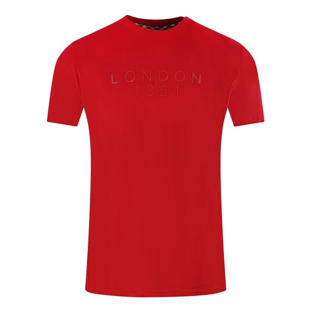 

Футболка с логотипом London 1851 Aquascutum, красный
