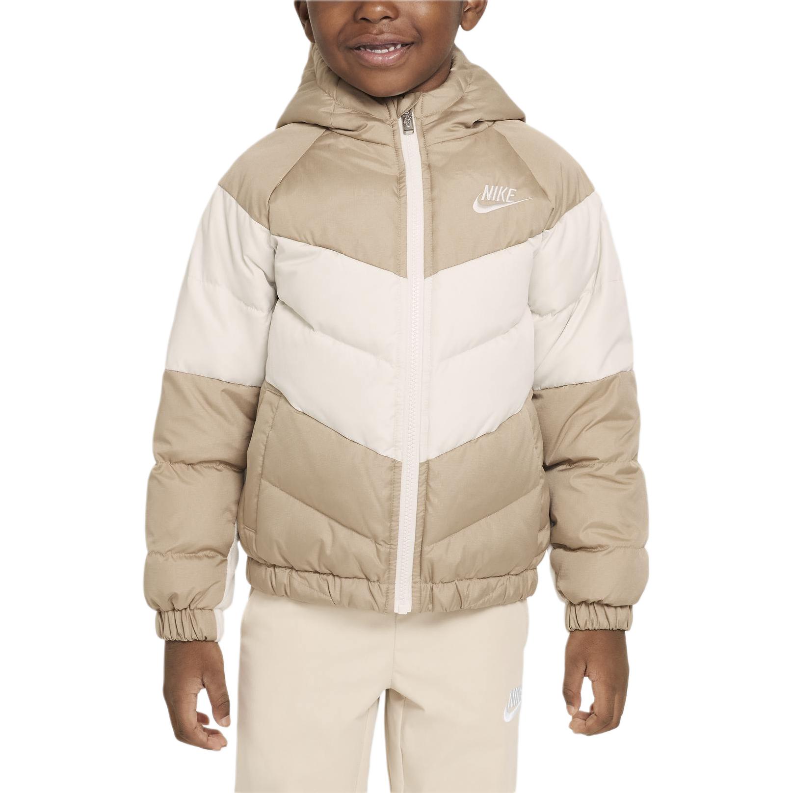 Nike Пуховик khaki для детей 3-7 лет