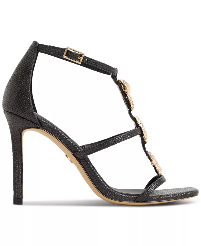 Женские босоножки Summerdate Strappy Seashell Dress Sandals ALDO, черный — фото 2