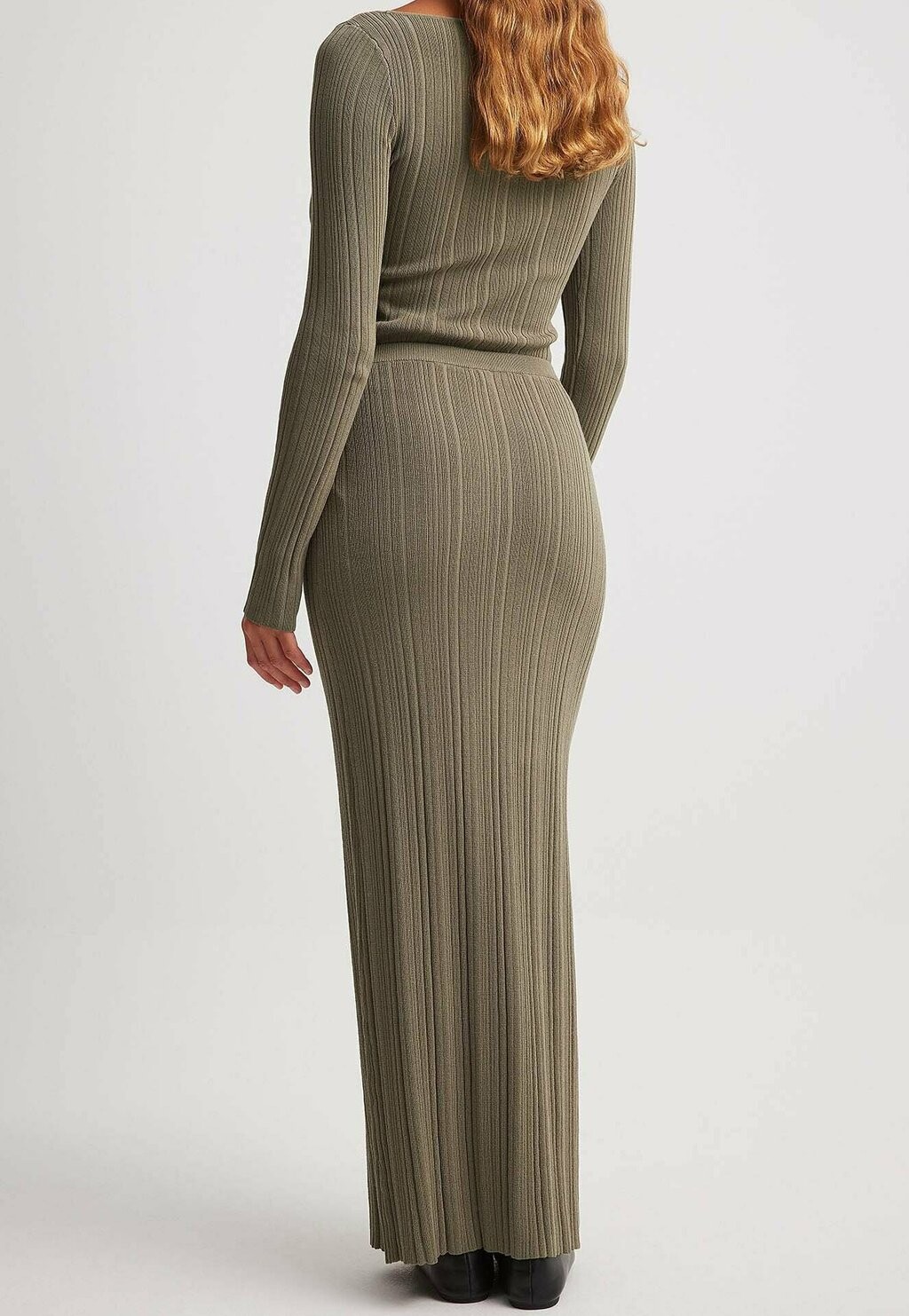 

Юбка макси NA-KD, зеленый