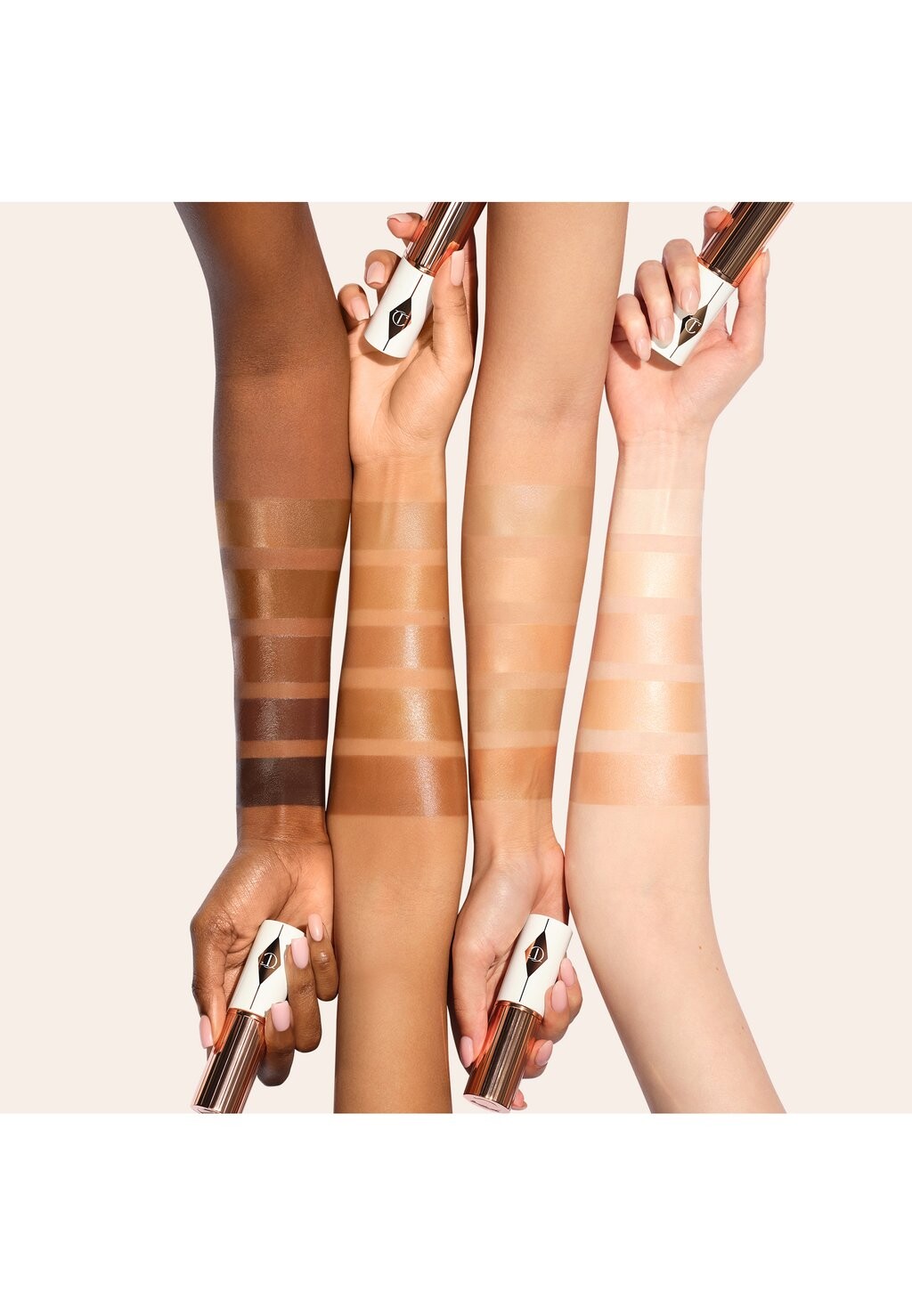 

Тональное средство UNREAL SKIN SHEER GLOW TINT Charlotte Tilbury, пестрый бежевый